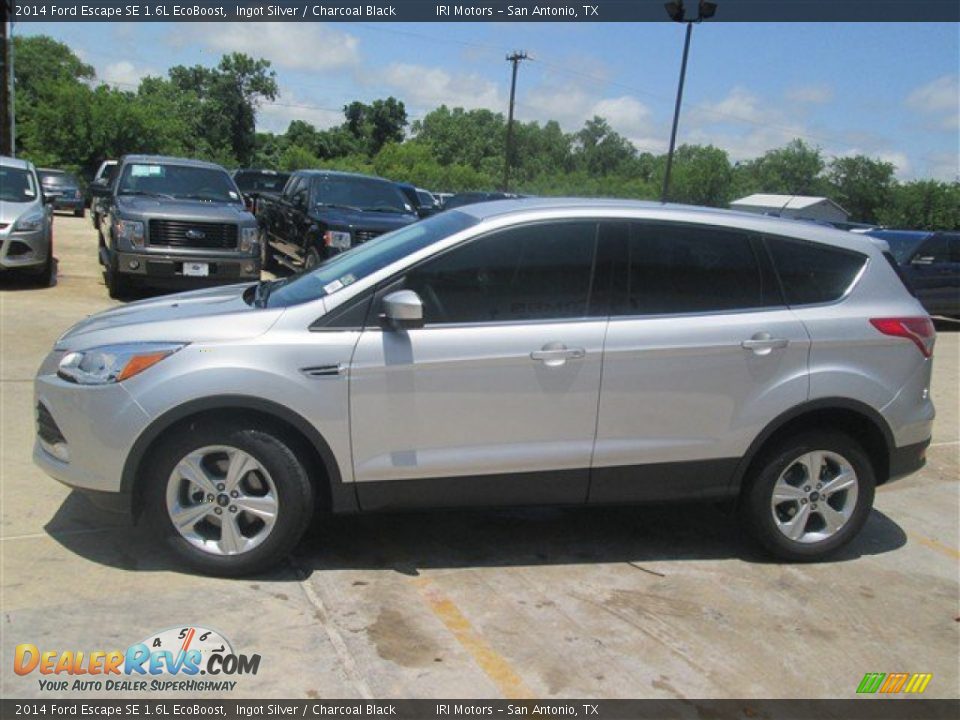 2014 Ford Escape SE 1.6L EcoBoost Ingot Silver / Charcoal Black Photo #3