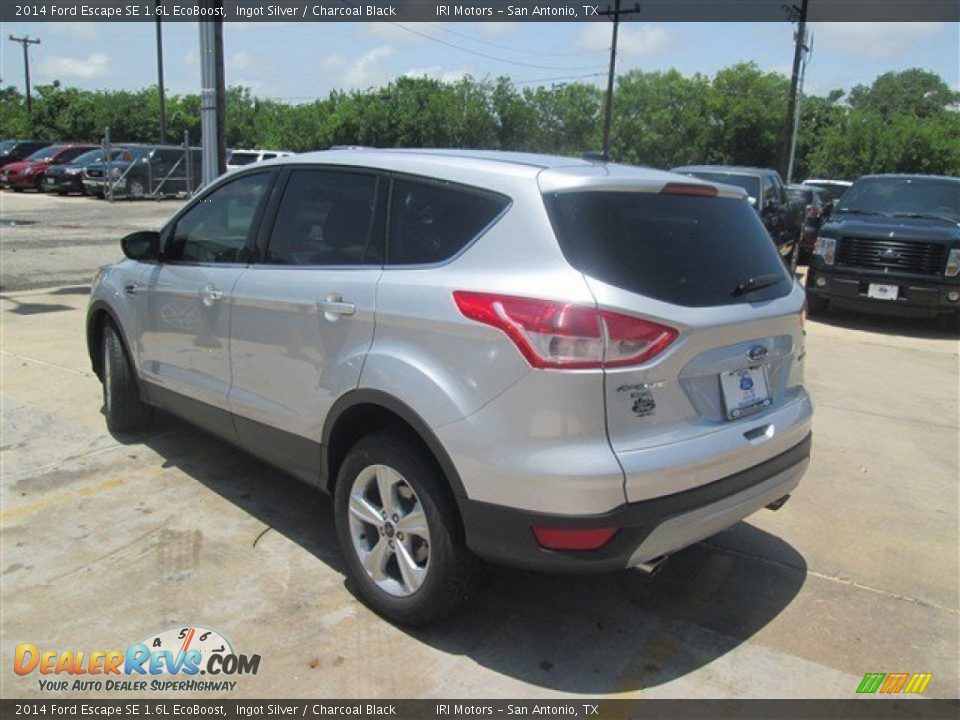 2014 Ford Escape SE 1.6L EcoBoost Ingot Silver / Charcoal Black Photo #4