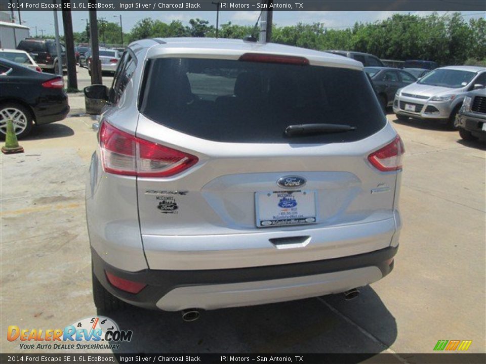 2014 Ford Escape SE 1.6L EcoBoost Ingot Silver / Charcoal Black Photo #5