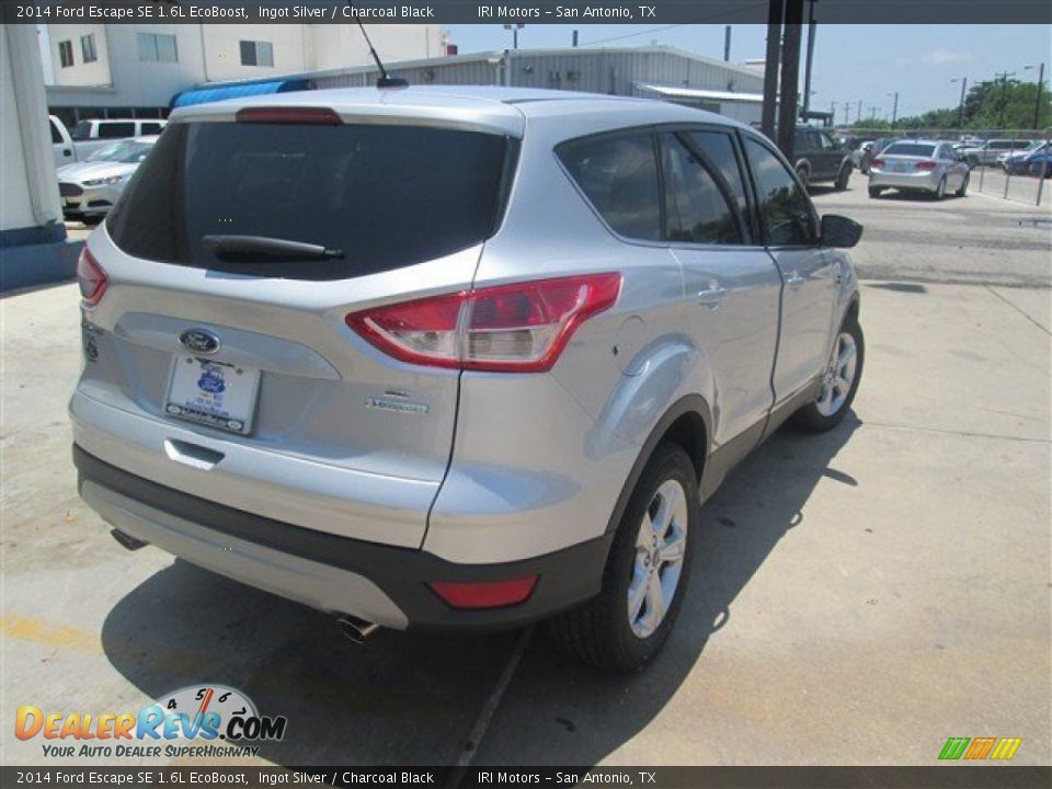 2014 Ford Escape SE 1.6L EcoBoost Ingot Silver / Charcoal Black Photo #6