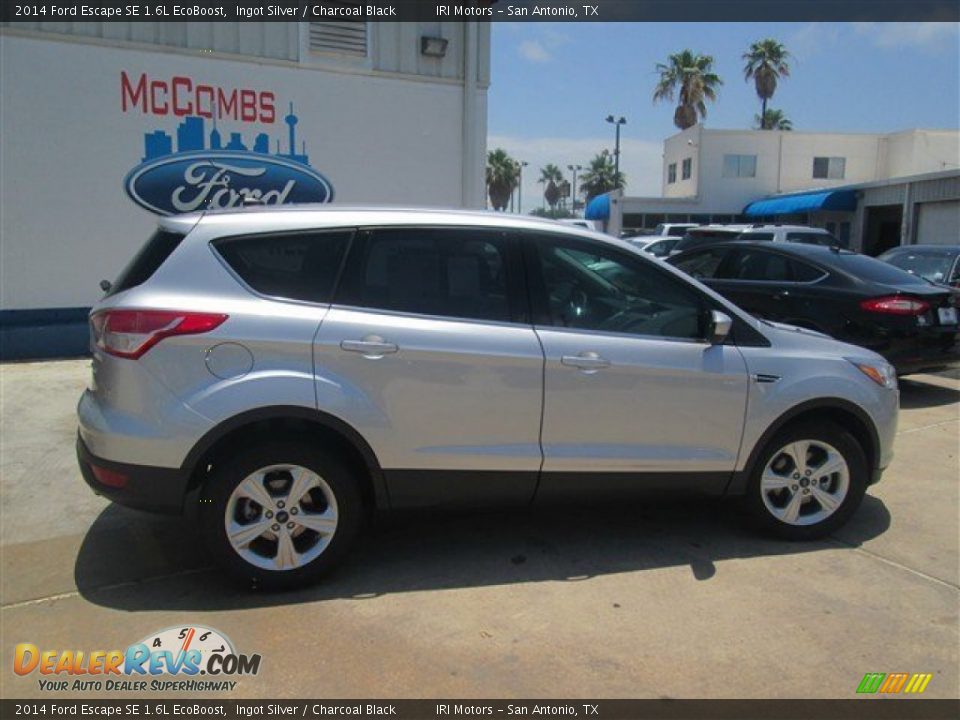2014 Ford Escape SE 1.6L EcoBoost Ingot Silver / Charcoal Black Photo #7