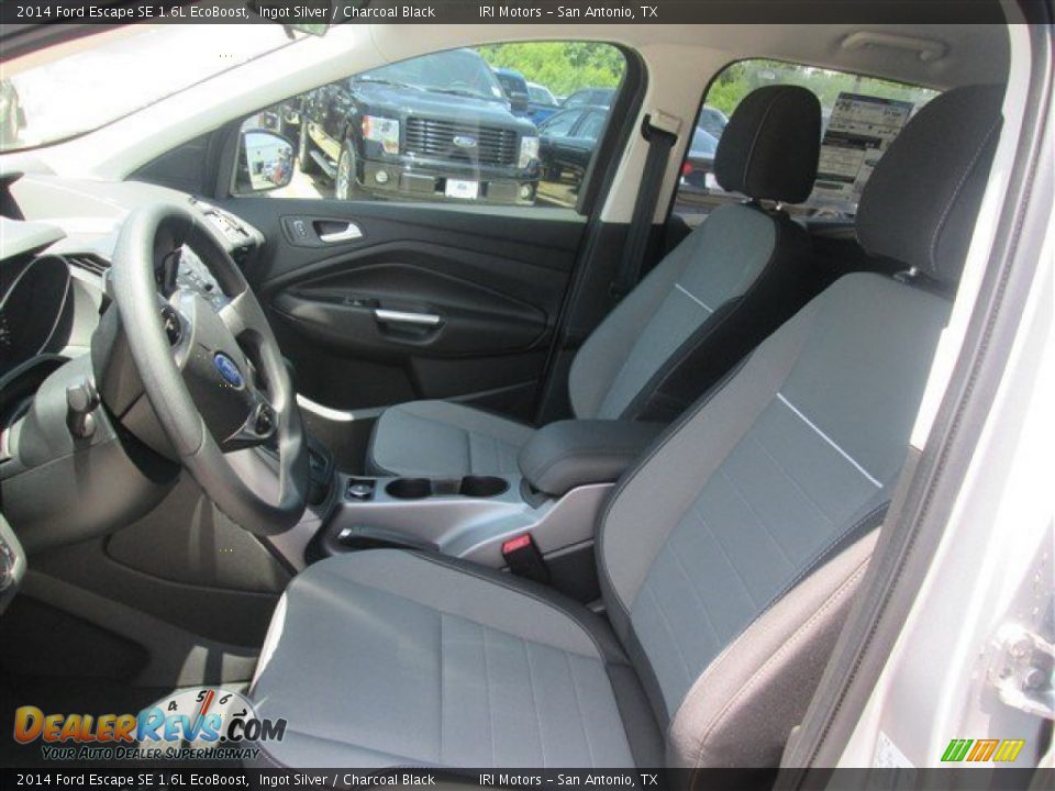 2014 Ford Escape SE 1.6L EcoBoost Ingot Silver / Charcoal Black Photo #9