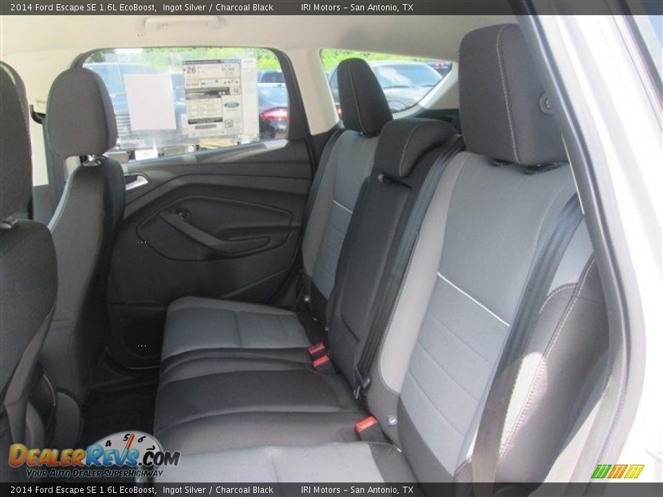 2014 Ford Escape SE 1.6L EcoBoost Ingot Silver / Charcoal Black Photo #12