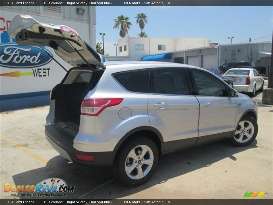 2014 Ford Escape SE 1.6L EcoBoost Ingot Silver / Charcoal Black Photo #14