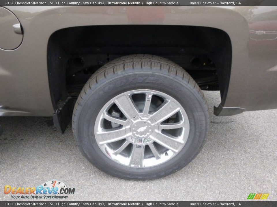 2014 Chevrolet Silverado 1500 High Country Crew Cab 4x4 Brownstone Metallic / High Country Saddle Photo #9