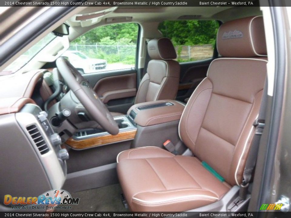 2014 Chevrolet Silverado 1500 High Country Crew Cab 4x4 Brownstone Metallic / High Country Saddle Photo #10