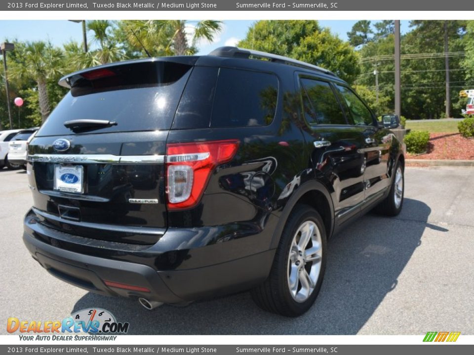 2013 Ford Explorer Limited Tuxedo Black Metallic / Medium Light Stone Photo #3