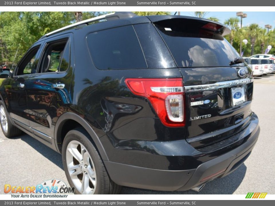 2013 Ford Explorer Limited Tuxedo Black Metallic / Medium Light Stone Photo #5
