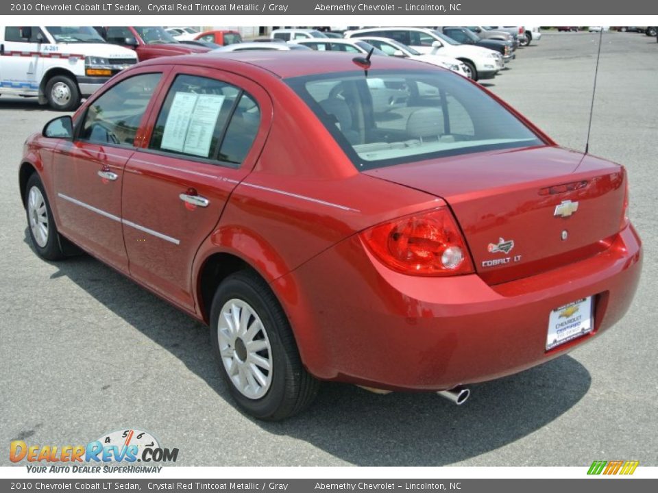 2010 Chevrolet Cobalt LT Sedan Crystal Red Tintcoat Metallic / Gray Photo #4