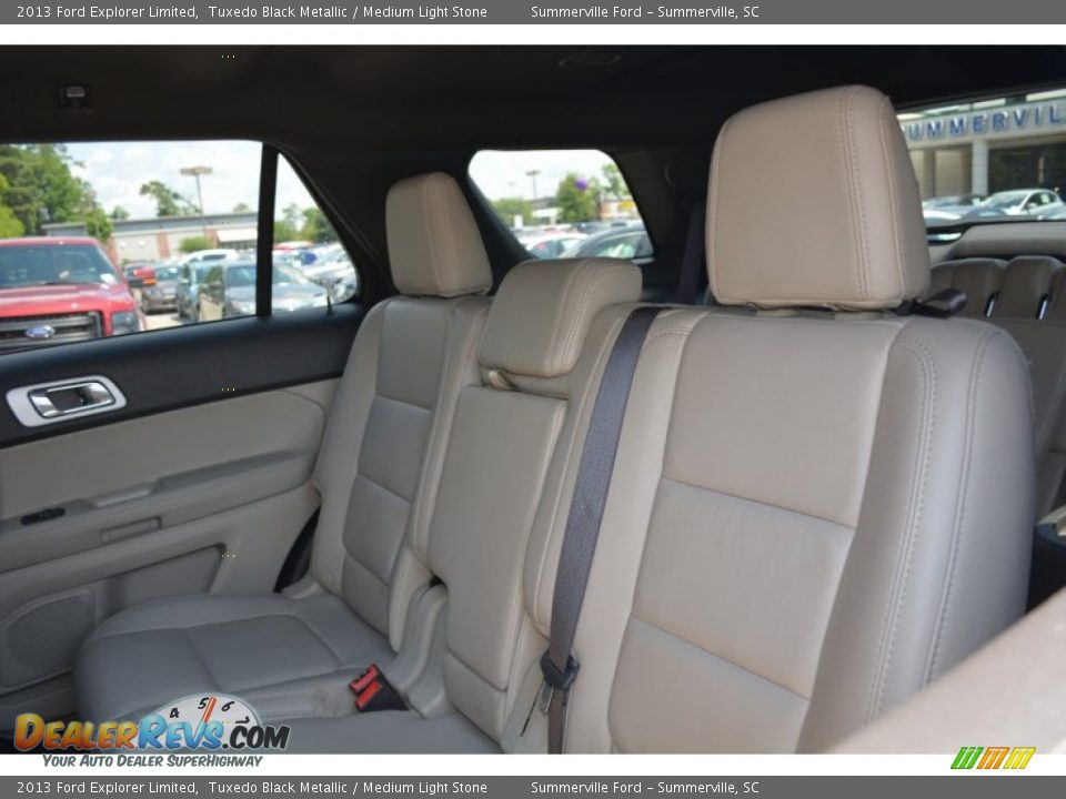 2013 Ford Explorer Limited Tuxedo Black Metallic / Medium Light Stone Photo #12