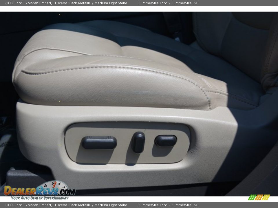 2013 Ford Explorer Limited Tuxedo Black Metallic / Medium Light Stone Photo #15