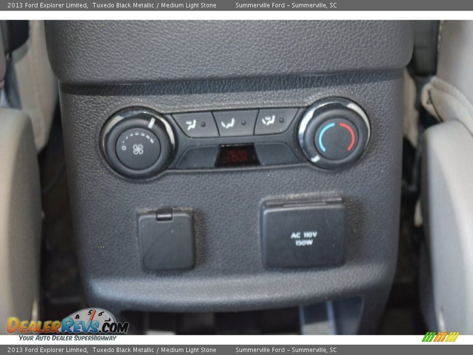 2013 Ford Explorer Limited Tuxedo Black Metallic / Medium Light Stone Photo #19