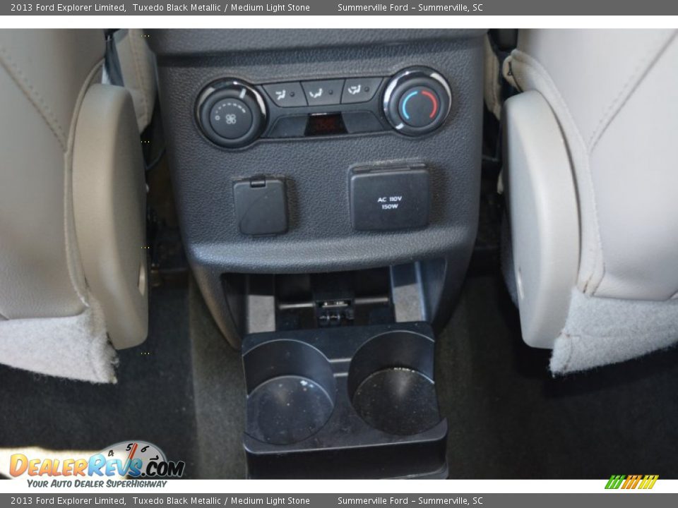2013 Ford Explorer Limited Tuxedo Black Metallic / Medium Light Stone Photo #20