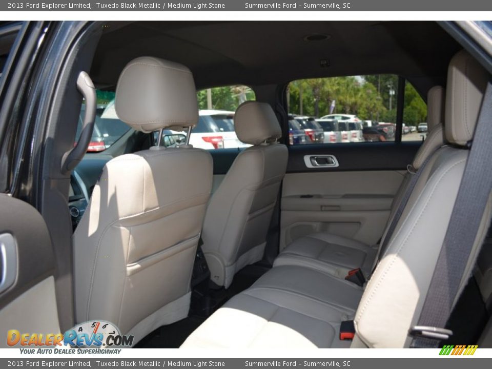 2013 Ford Explorer Limited Tuxedo Black Metallic / Medium Light Stone Photo #23