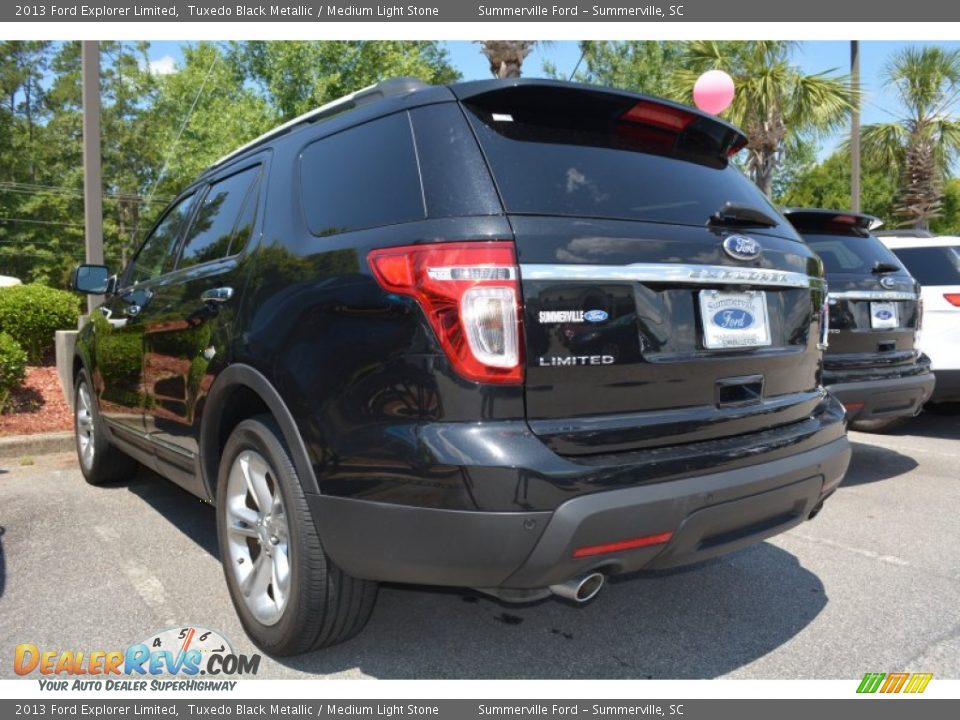 2013 Ford Explorer Limited Tuxedo Black Metallic / Medium Light Stone Photo #29