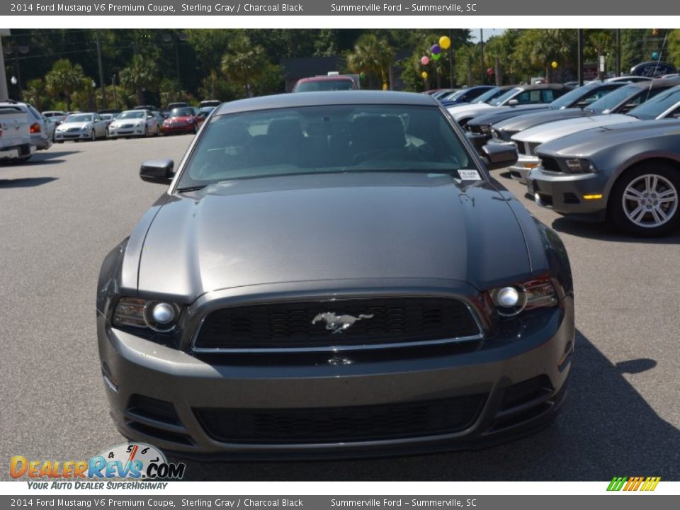 2014 Ford Mustang V6 Premium Coupe Sterling Gray / Charcoal Black Photo #8