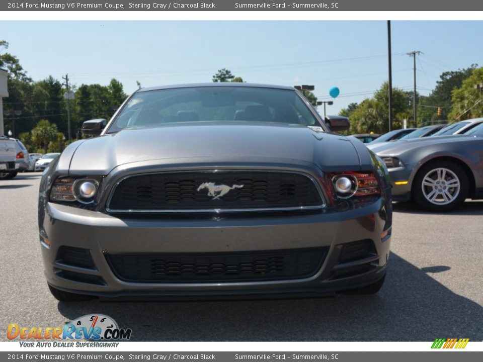 2014 Ford Mustang V6 Premium Coupe Sterling Gray / Charcoal Black Photo #9