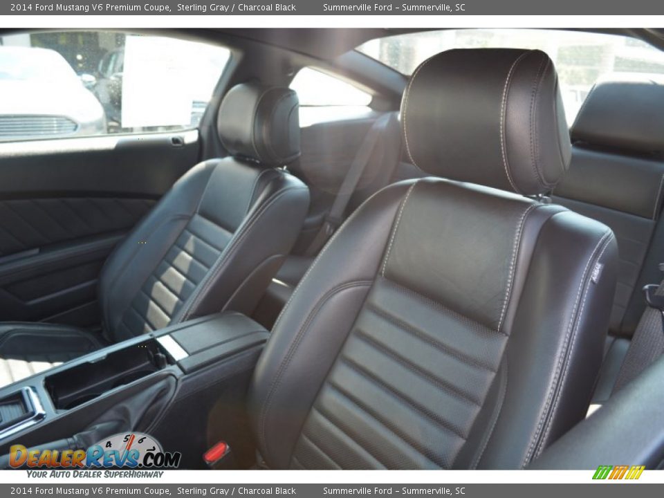 2014 Ford Mustang V6 Premium Coupe Sterling Gray / Charcoal Black Photo #10