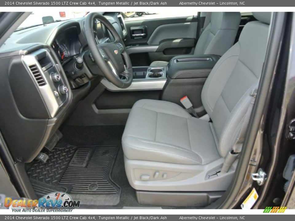 Jet Black/Dark Ash Interior - 2014 Chevrolet Silverado 1500 LTZ Crew Cab 4x4 Photo #8