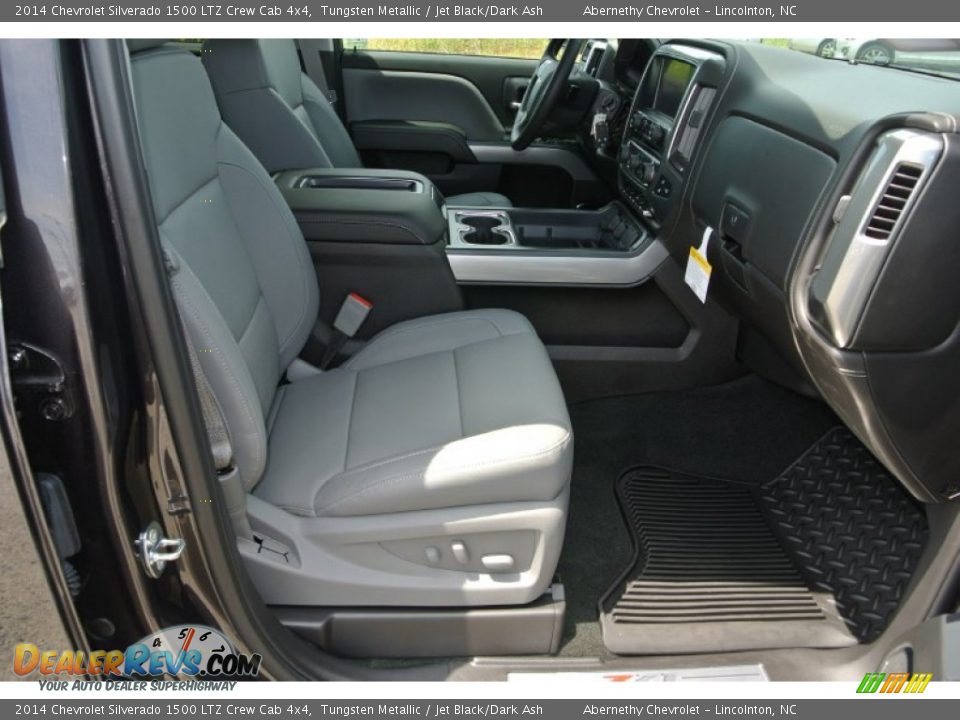 2014 Chevrolet Silverado 1500 LTZ Crew Cab 4x4 Tungsten Metallic / Jet Black/Dark Ash Photo #18