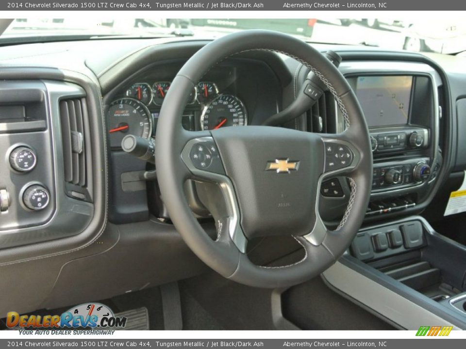 2014 Chevrolet Silverado 1500 LTZ Crew Cab 4x4 Tungsten Metallic / Jet Black/Dark Ash Photo #22