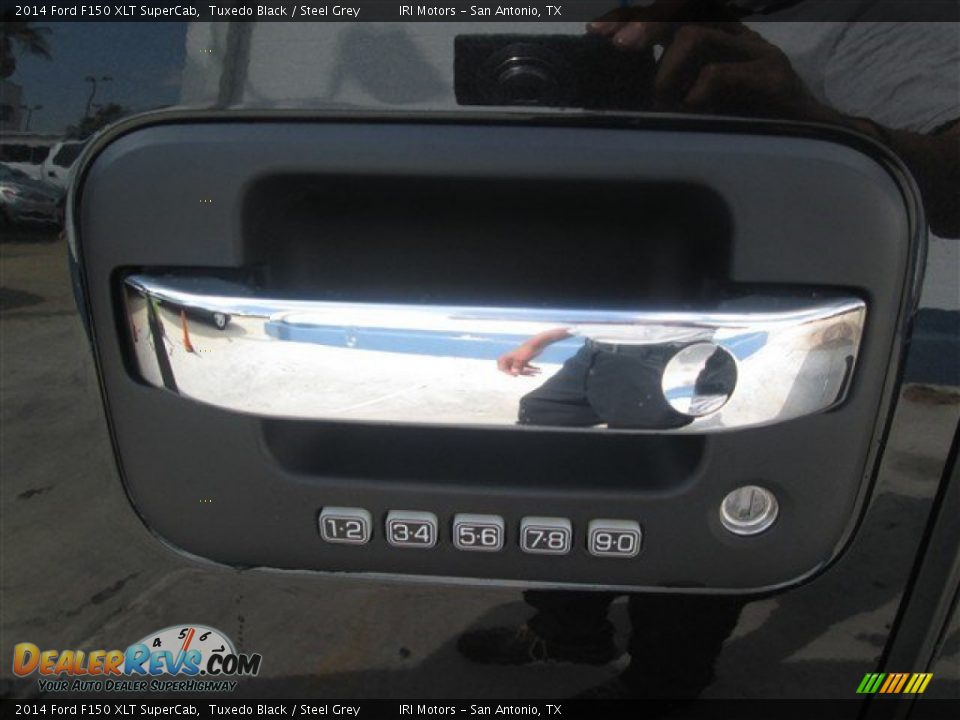 2014 Ford F150 XLT SuperCab Tuxedo Black / Steel Grey Photo #10