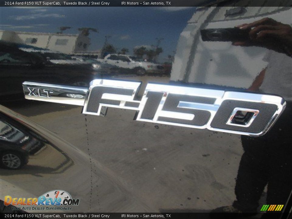 2014 Ford F150 XLT SuperCab Tuxedo Black / Steel Grey Photo #11