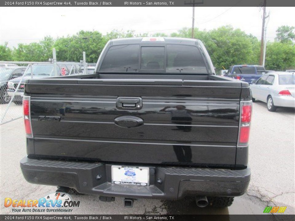 2014 Ford F150 FX4 SuperCrew 4x4 Tuxedo Black / Black Photo #5