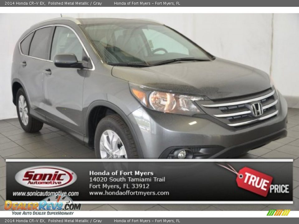 2014 Honda CR-V EX Polished Metal Metallic / Gray Photo #1