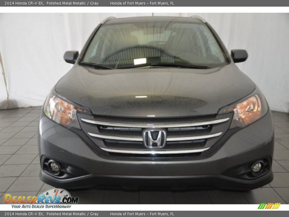 2014 Honda CR-V EX Polished Metal Metallic / Gray Photo #2