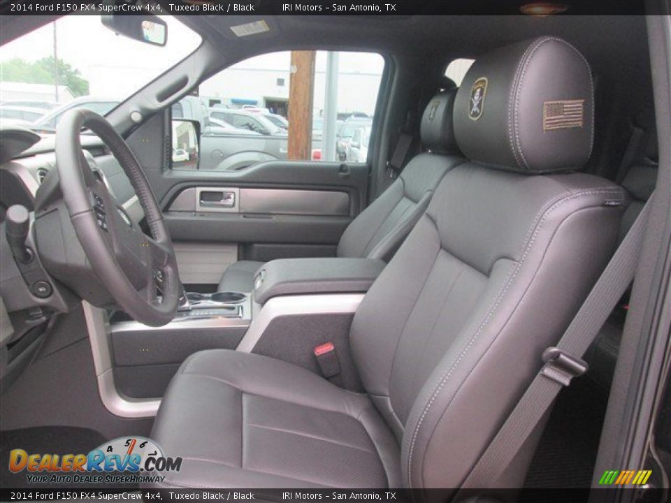 2014 Ford F150 FX4 SuperCrew 4x4 Tuxedo Black / Black Photo #9