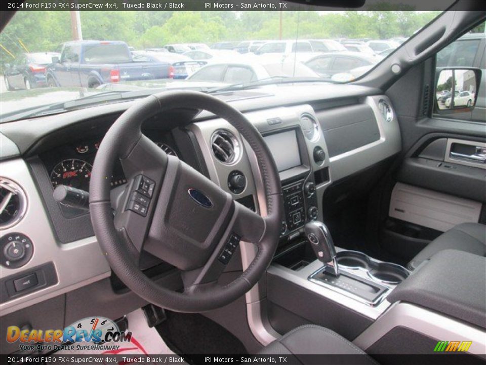 2014 Ford F150 FX4 SuperCrew 4x4 Tuxedo Black / Black Photo #10