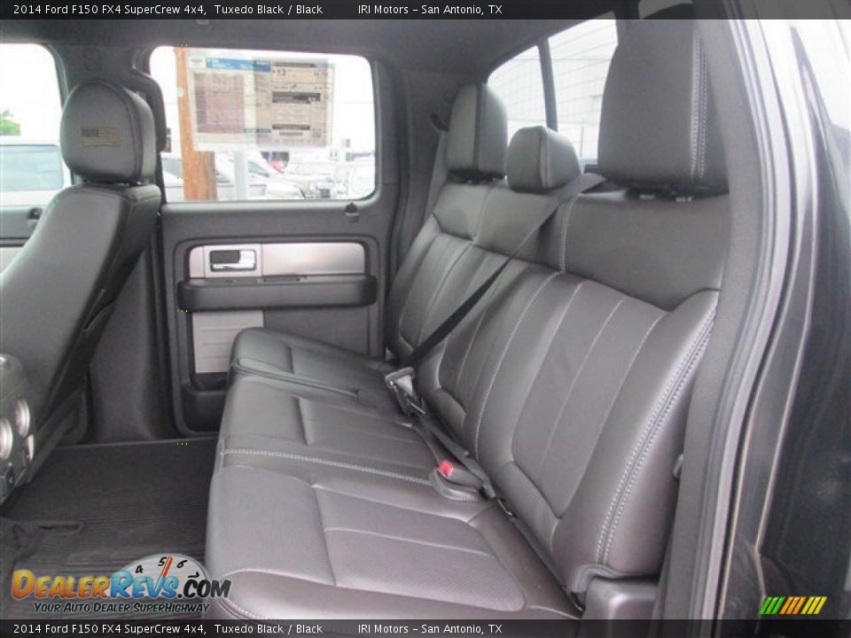 2014 Ford F150 FX4 SuperCrew 4x4 Tuxedo Black / Black Photo #11