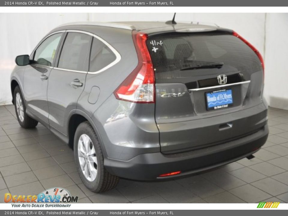 2014 Honda CR-V EX Polished Metal Metallic / Gray Photo #5