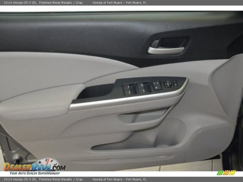 2014 Honda CR-V EX Polished Metal Metallic / Gray Photo #8