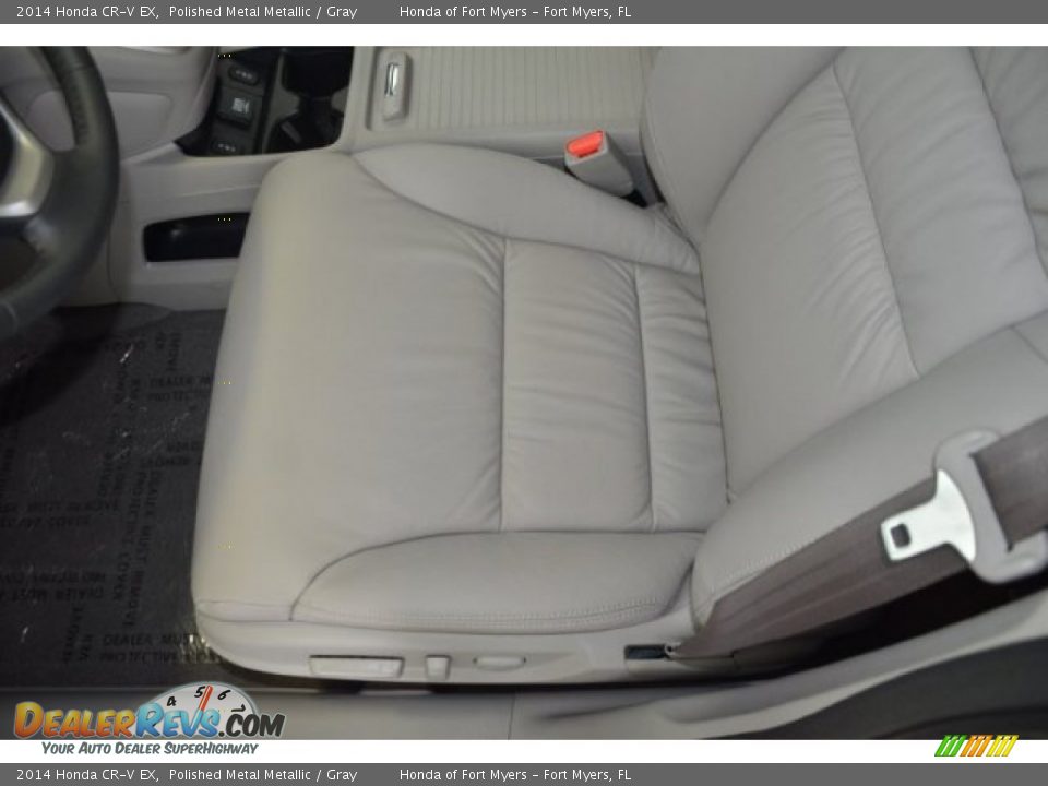 2014 Honda CR-V EX Polished Metal Metallic / Gray Photo #10