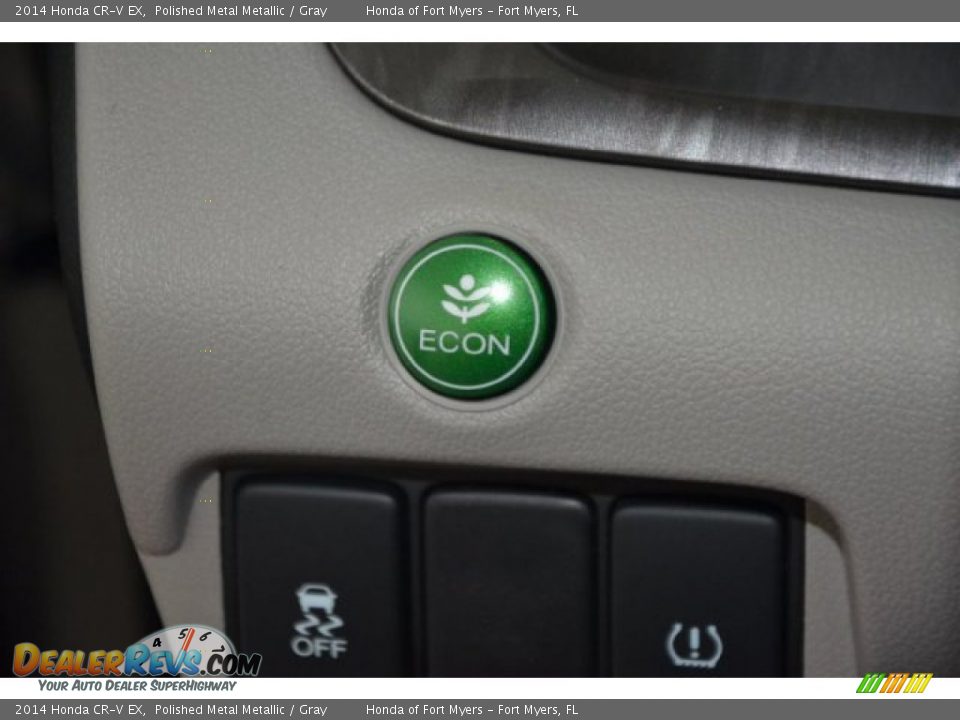 2014 Honda CR-V EX Polished Metal Metallic / Gray Photo #13