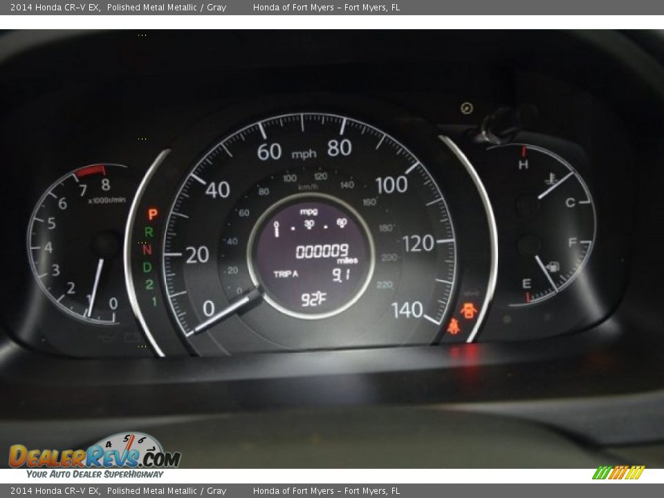 2014 Honda CR-V EX Polished Metal Metallic / Gray Photo #14