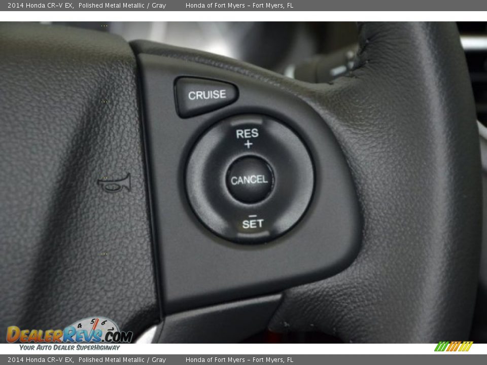 2014 Honda CR-V EX Polished Metal Metallic / Gray Photo #17