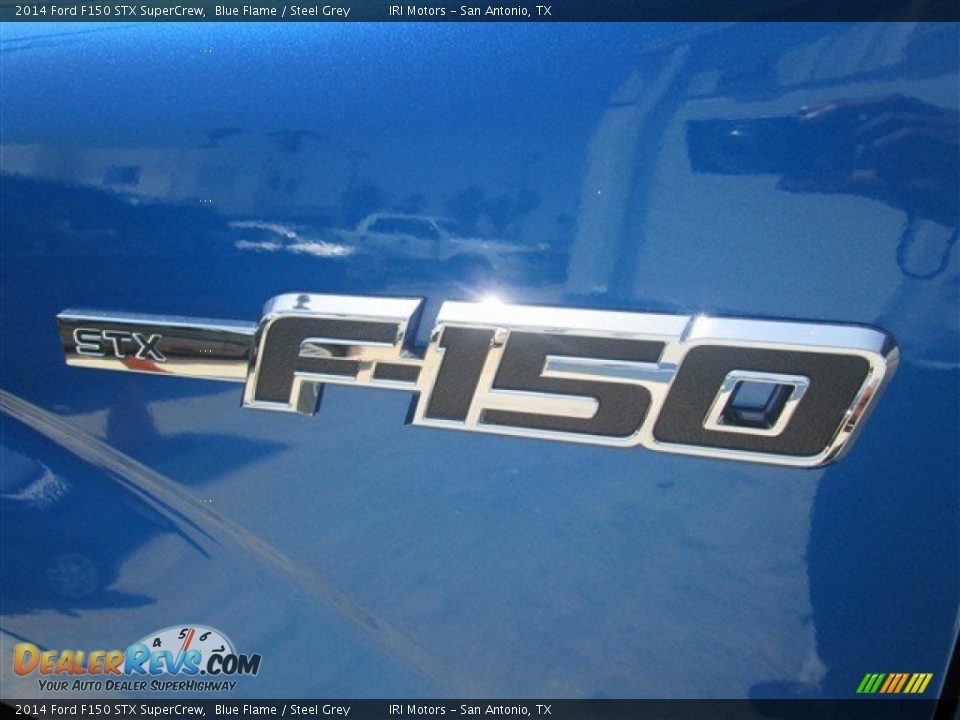 2014 Ford F150 STX SuperCrew Blue Flame / Steel Grey Photo #10