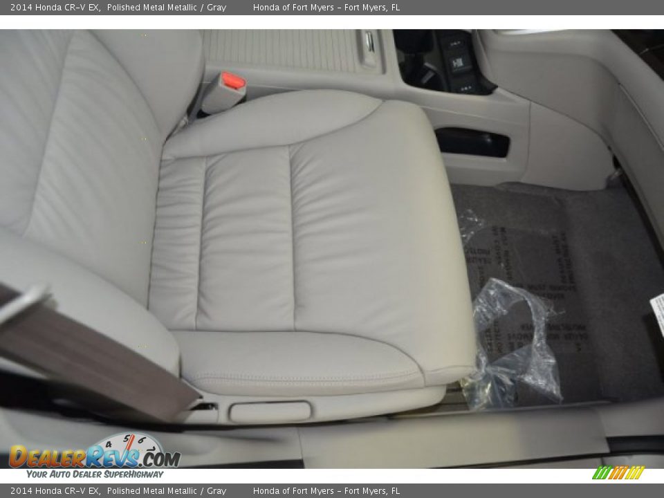 2014 Honda CR-V EX Polished Metal Metallic / Gray Photo #23
