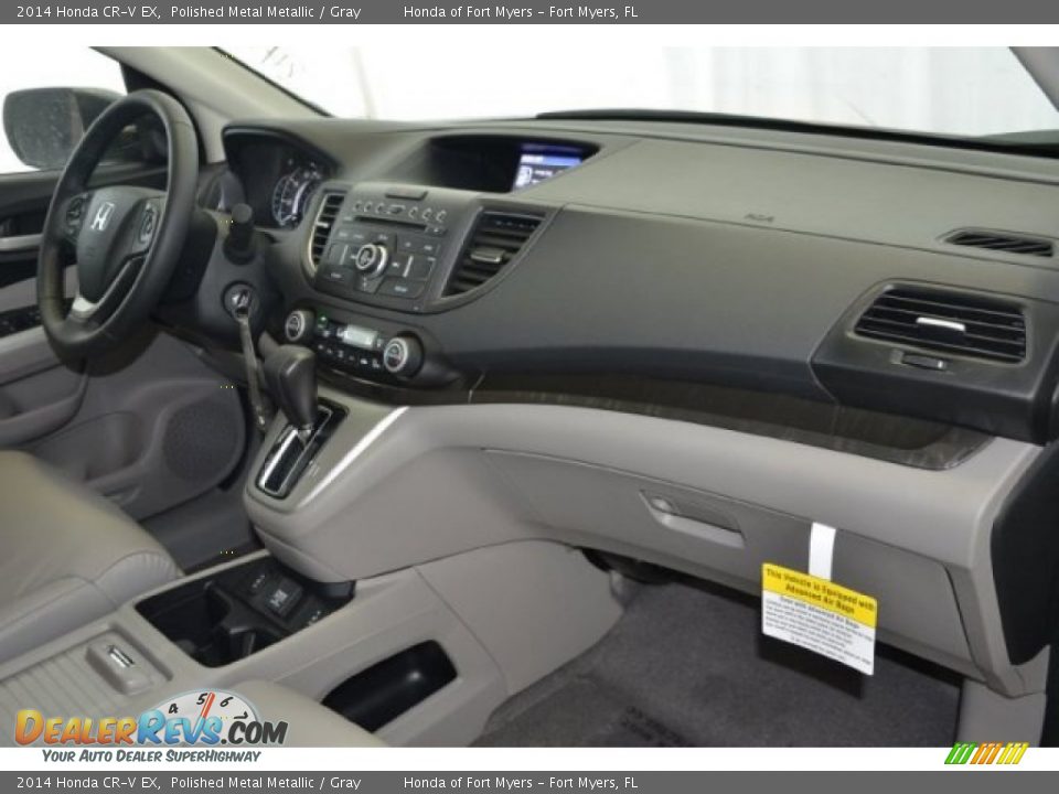 2014 Honda CR-V EX Polished Metal Metallic / Gray Photo #24