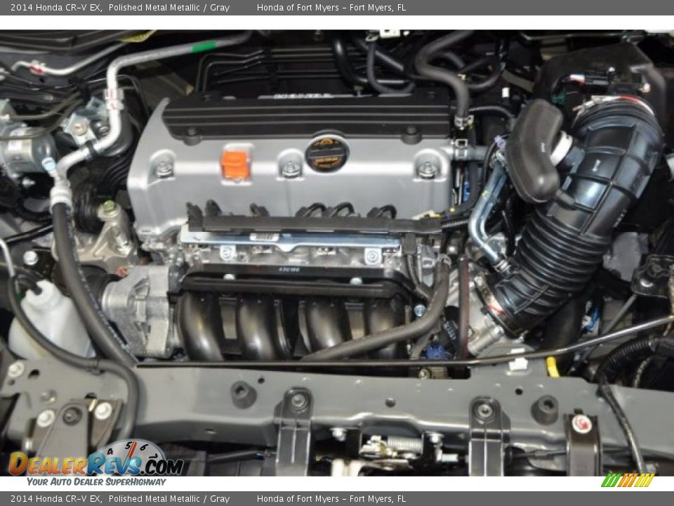 2014 Honda CR-V EX Polished Metal Metallic / Gray Photo #25