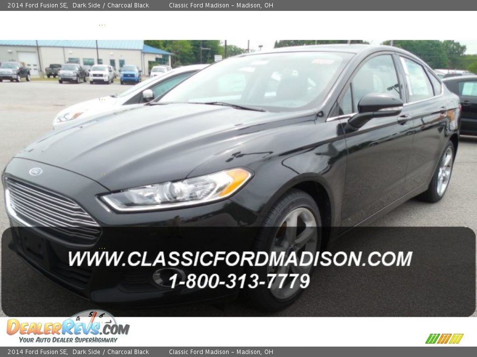 2014 Ford Fusion SE Dark Side / Charcoal Black Photo #1