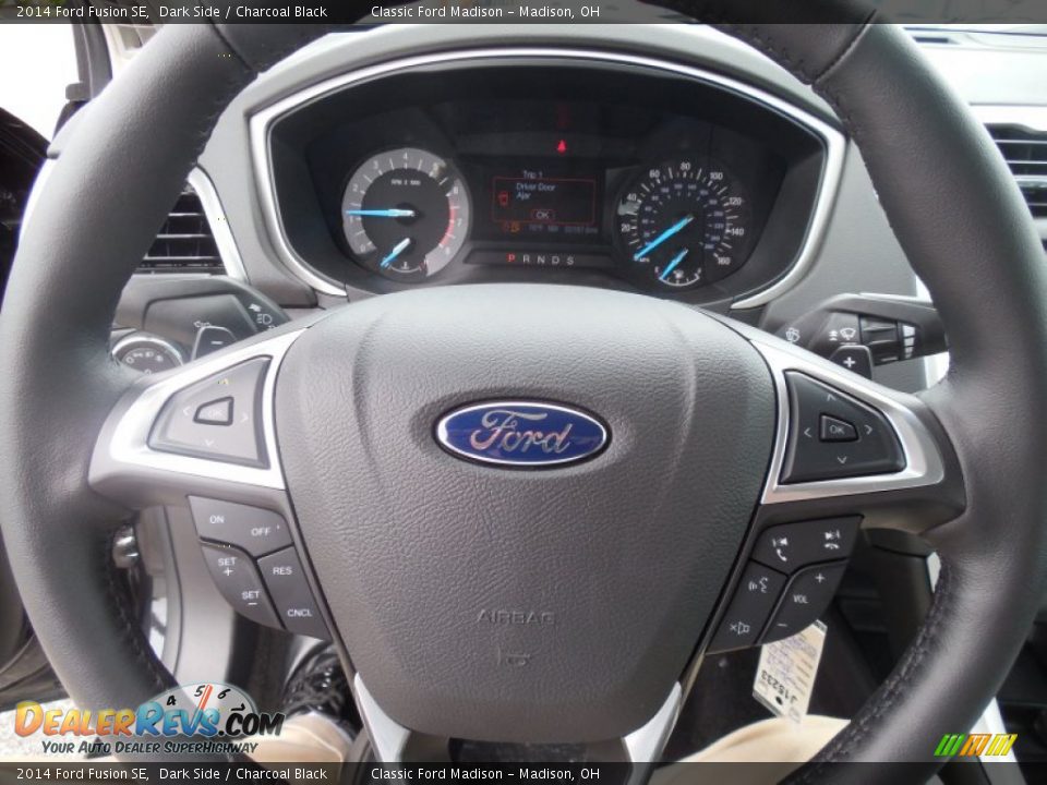 2014 Ford Fusion SE Dark Side / Charcoal Black Photo #5