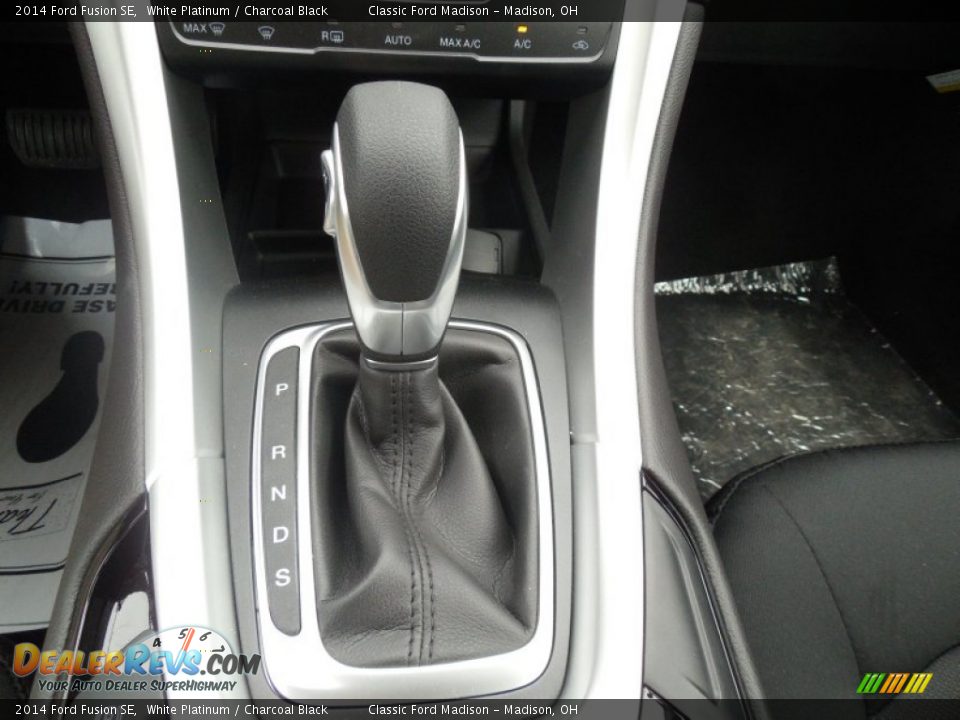 2014 Ford Fusion SE White Platinum / Charcoal Black Photo #7
