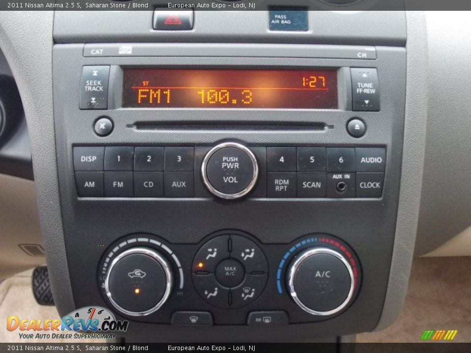 2011 Nissan Altima 2.5 S Saharan Stone / Blond Photo #21