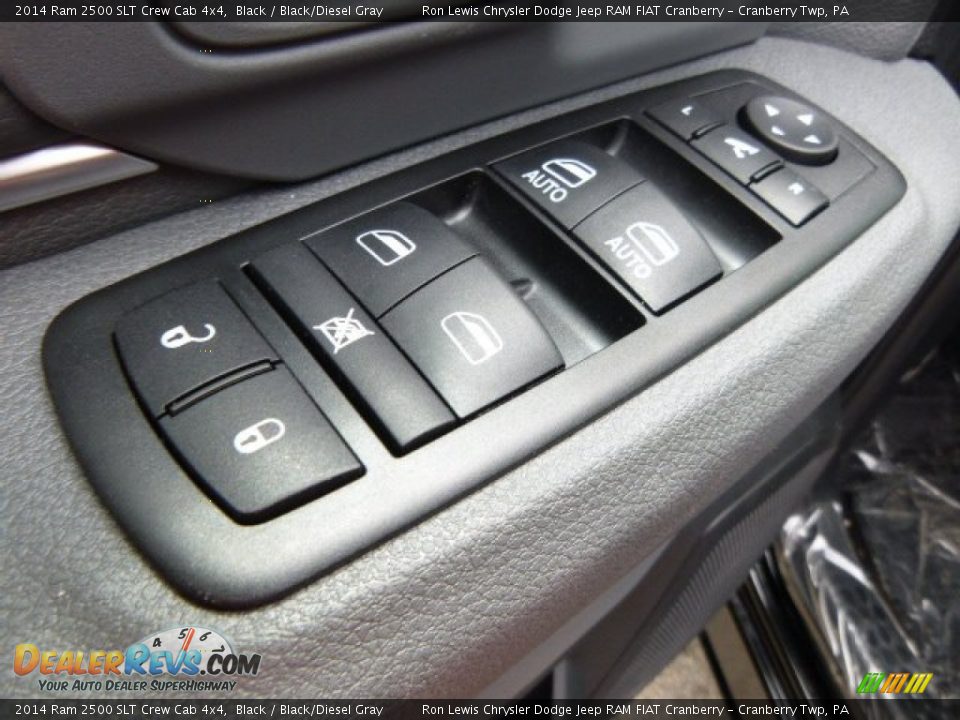 2014 Ram 2500 SLT Crew Cab 4x4 Black / Black/Diesel Gray Photo #15