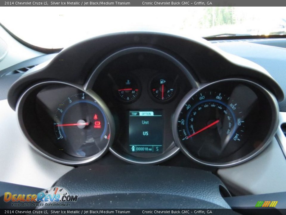 2014 Chevrolet Cruze LS Silver Ice Metallic / Jet Black/Medium Titanium Photo #13