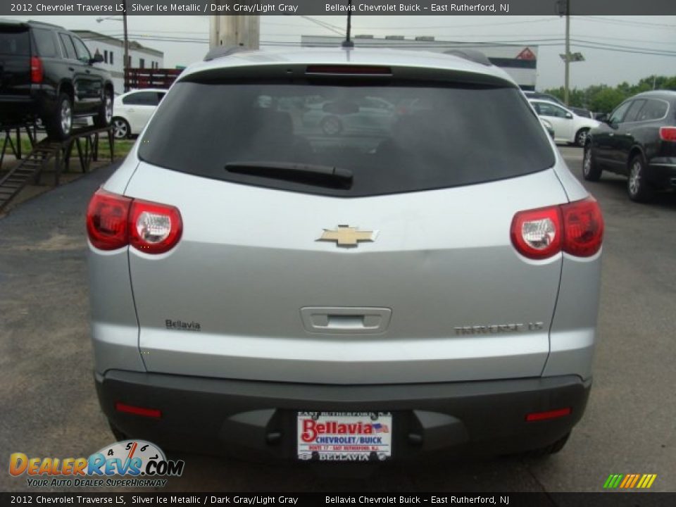 2012 Chevrolet Traverse LS Silver Ice Metallic / Dark Gray/Light Gray Photo #5